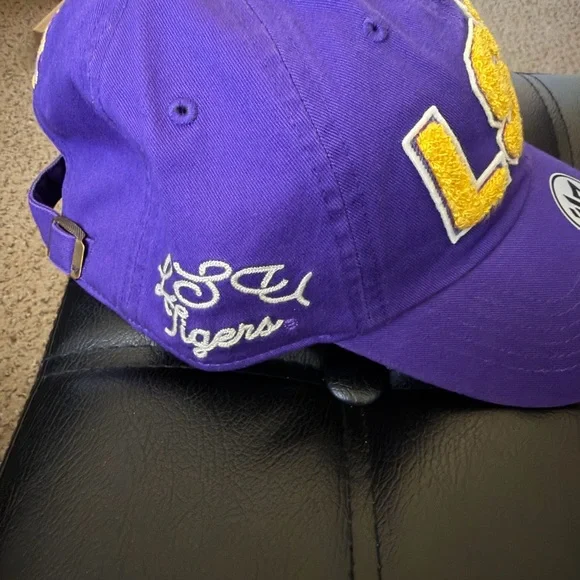 47 Brand Purple LSU Cap with Black Brim - Picture 4 of 4